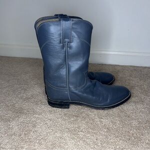 Justin Boots Men's Steel Blue Western Boots